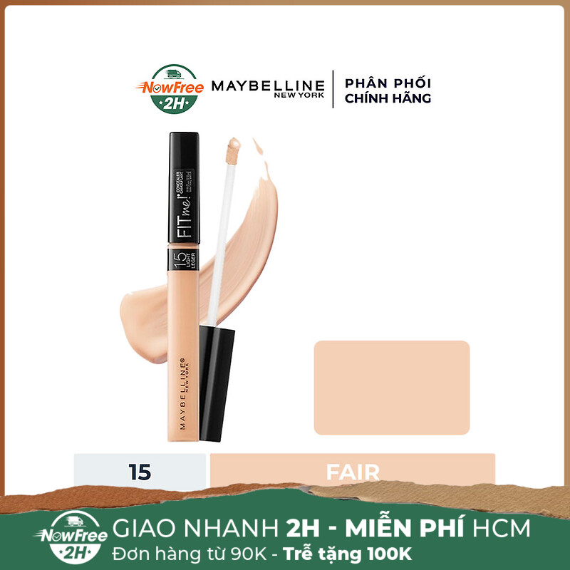 Kem Che Khuyết Điểm Maybelline Mịn Lì 15 Fair 6.8ml