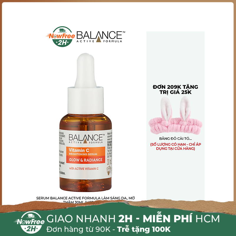 Serum Balance Active Formula Làm Sáng Da, Mờ Thâm 30ml [HSD 11/2025]