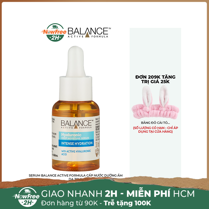Serum Balance Active Formula Cấp Nước Dưỡng Ẩm Da 30ml
